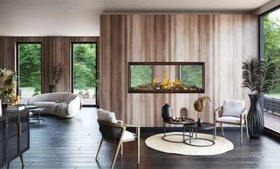 Napoleon: Tall Vector 62 See-Through with Luminous Logs