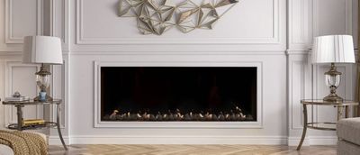 Ortal: Front Facing Fireplace 77 HH (50x30) - Double Glass