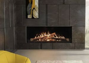 Ortal: Front Facing Fireplace 60 H Series - Double Glass