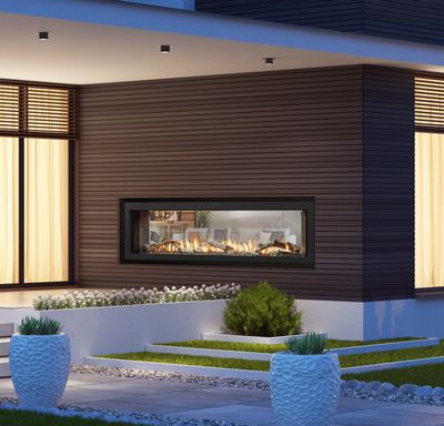 Heat & Glo: Primo II 72 See-Through Fireplace