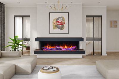 Kozy Heat: Osseo E50 Multi-sided Linear Fireplace