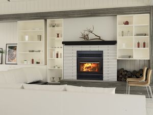 Kozy Heat: Z42 Single Door Woodburning Fireplace