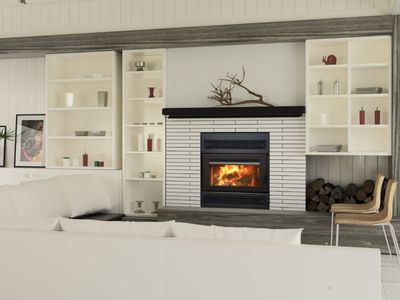 Kozy Heat: Z42 Single Door Woodburning Fireplace