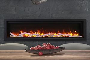 Ambiance: Impressionist 34 Linear Electric Fireplace