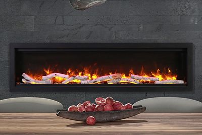 Ambiance: Impressionist 34 Linear Electric Fireplace