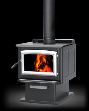 Pacific Energy: Super LE Wood Stove - Pedestal