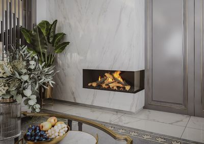 Ortal: Wilderness Two-Sided Corner Fireplace 44