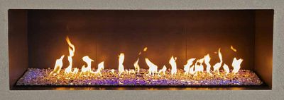 Grand Canyon: Bed Rock Vented Linear Drop-In Burner & Case - LP 84in