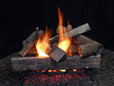 Hargrove: 24" Rugged Craft Metal Logs