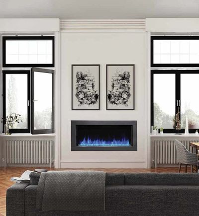 Kozy Heat: Osseo Electric 60 Slim Linear Fireplace