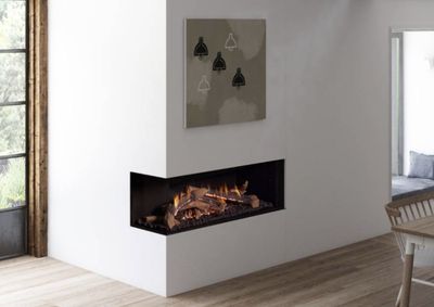 Ortal: Wilderness Two-Sided Corner Fireplace 51 - Left Side