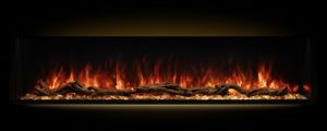 Modern Flames: 120" Landscape Pro Multi-Sided Built-In Fireplace