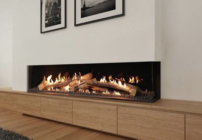 Ortal: Two Sided Corner Fireplace 77