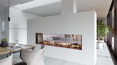 Heat & Glo: Primo II 48 See-Through Fireplace