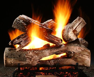 Hargrove: 24" Mountain Timber Fresh Cut Log Set