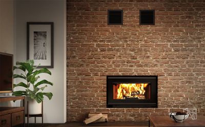 Valcourt: Mundo II Wood Fireplace