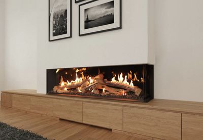 Ortal: Two Sided Corner Fireplace 68