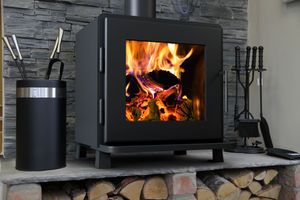 MF Fire: Nova 2 Stove - Charcoal Body/Charcoal Door