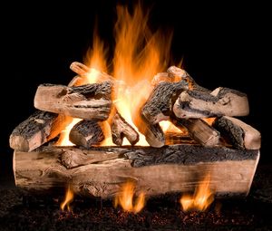 Hargrove: 30" Kodiak Split Triple Stack Complete Log Set