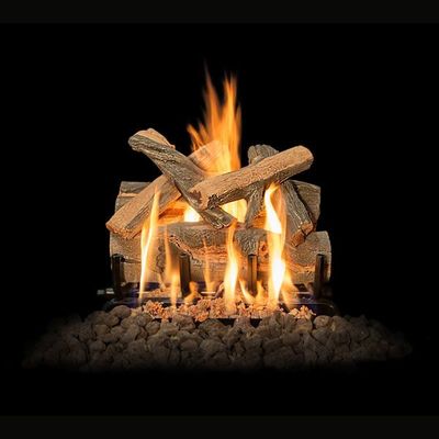 Grand Canyon: Arizona Juniper See-Through Gas Log Set 18in