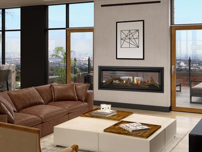 Kozy Heat: Callaway See-Thru Gas Fireplace