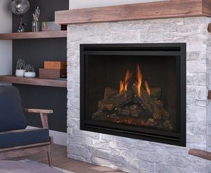 Kozy Heat: Nordik 41 DV Gas Fireplace - Logs