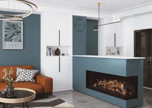 Ortal: Wilderness Two-Sided Corner Fireplace 51H - Left Side