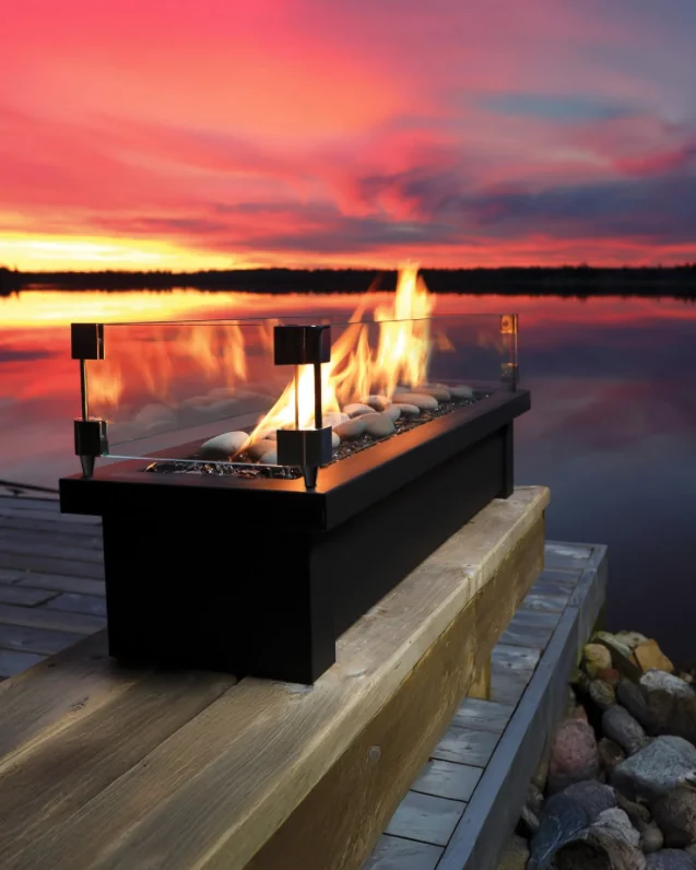 Barbara Jean concrete fire pit table