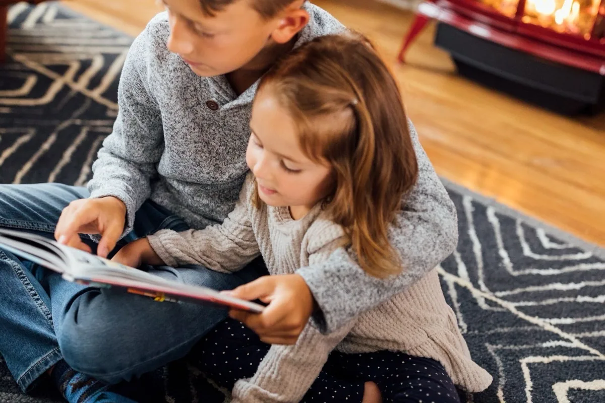 Freestanding gas stove with classic styling in a Montana home